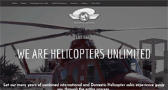 Desktop Screenshot of helicopters-unlimited.com